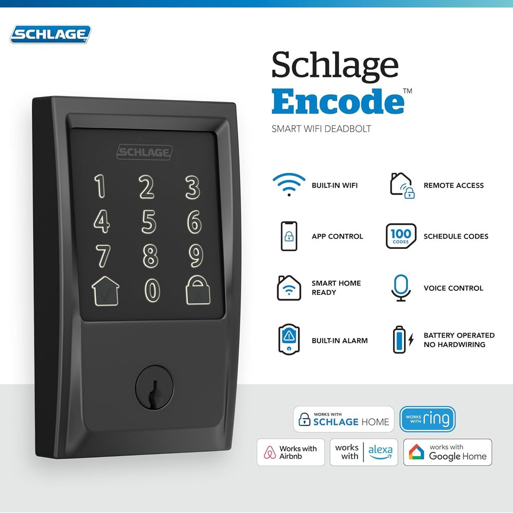 Encode Smart Wi-i Deadbolt Loc - مراجعة Smart Home Lock وسعره