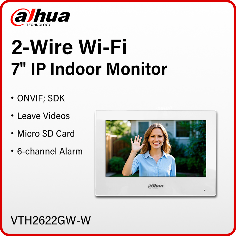 Dahua 2-Wire WiFi Indoor Monit - مراجعة Smart Home Camera وسعره