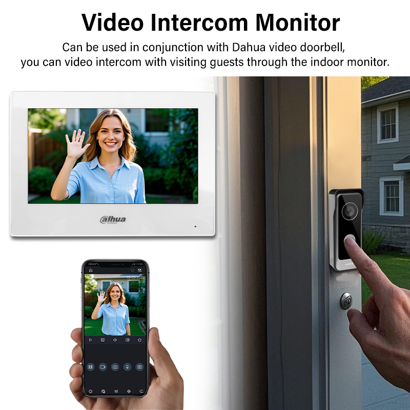 Dahua 2-Wire WiFi Indoor Monit - مراجعة Smart Home Camera وسعره