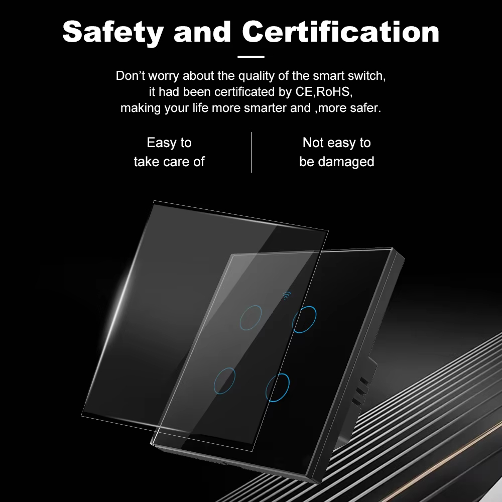 1 2 3 4 Gang WiFi RF 433mhz To - مراجعة Smart Home Button وسعره