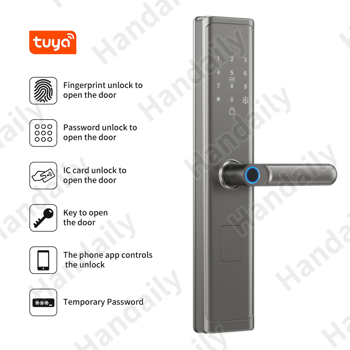 Tuya Wifi TTlock App Fingerpri - مراجعة Smart Home Lock وسعره
