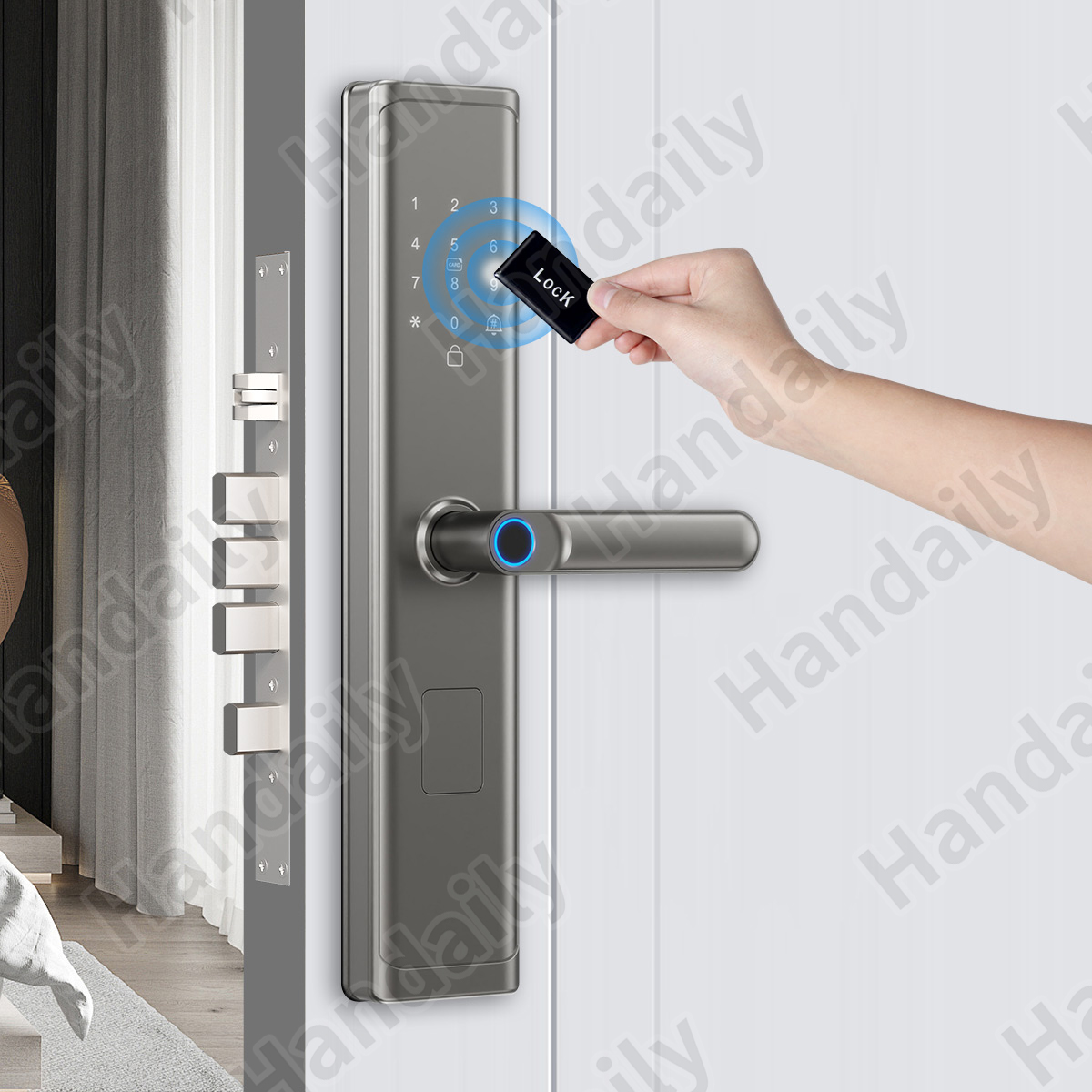 Tuya Wifi TTlock App Fingerpri - مراجعة Smart Home Lock وسعره