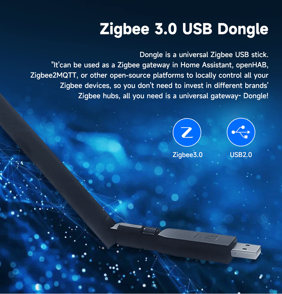 Long Range ZigBee 3.0 USB Dong - مراجعة Zigbee Gateway وسعره