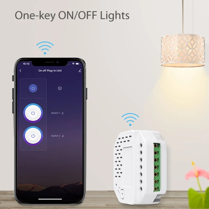 Matter Light Switch Module 2Ga - مراجعة Smart Home Automation وسعره