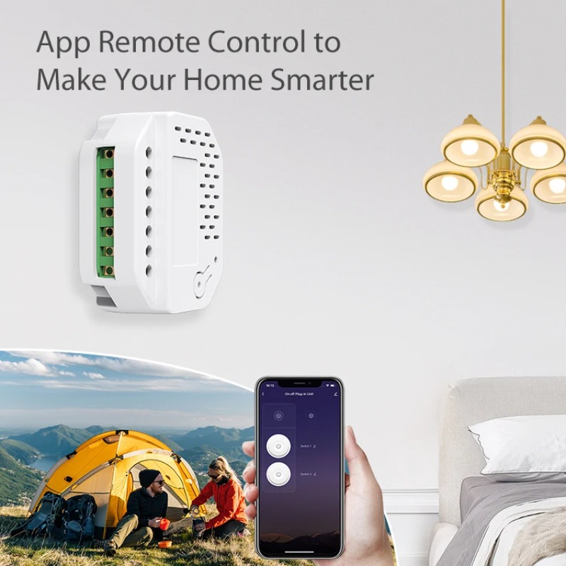 Matter Light Switch Module 2Ga - مراجعة Smart Home Automation وسعره