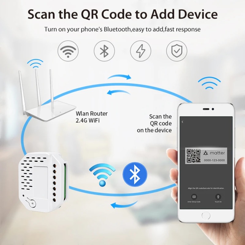 Matter Light Switch Module 2Ga - مراجعة Smart Home Automation وسعره