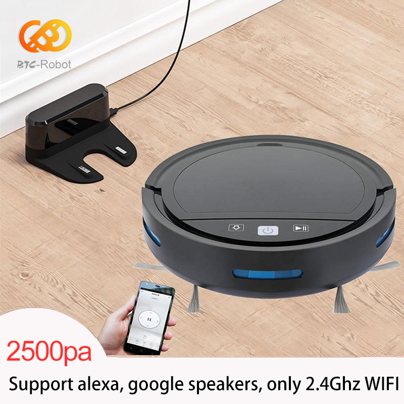 Robot Vacuum Cleaner 2500PA Sm - مراجعة Smart Home Floor Plan وسعره