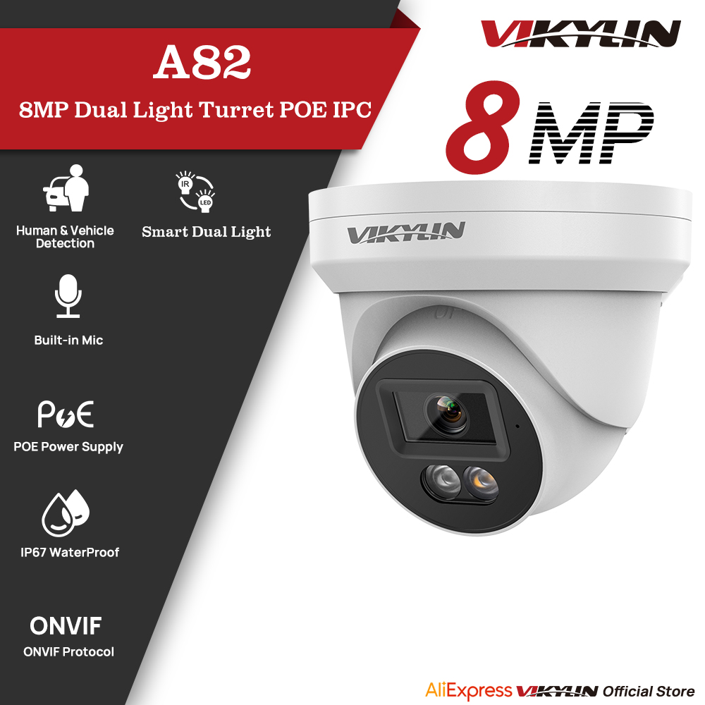 VIKYLIN 8MP IP Security Camera - مراجعة Smart Home Microsoft وسعره