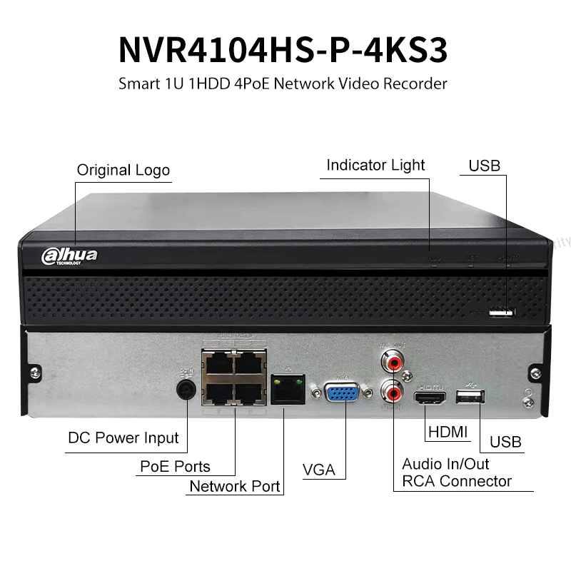 Dahua 4 8 POE 4K Network Video - مراجعة Smart Home Microsoft وسعره
