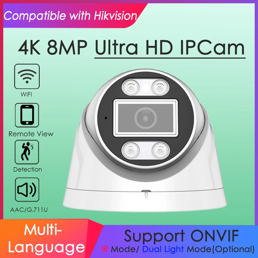 4K 8MP Wifi Wireless IP Camera - مراجعة Smart Home Hikvision وسعره