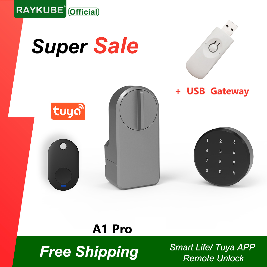 RAYKUBE A1 Pro Tuya BEL Smart  - مراجعة Smart Home Lock وسعره