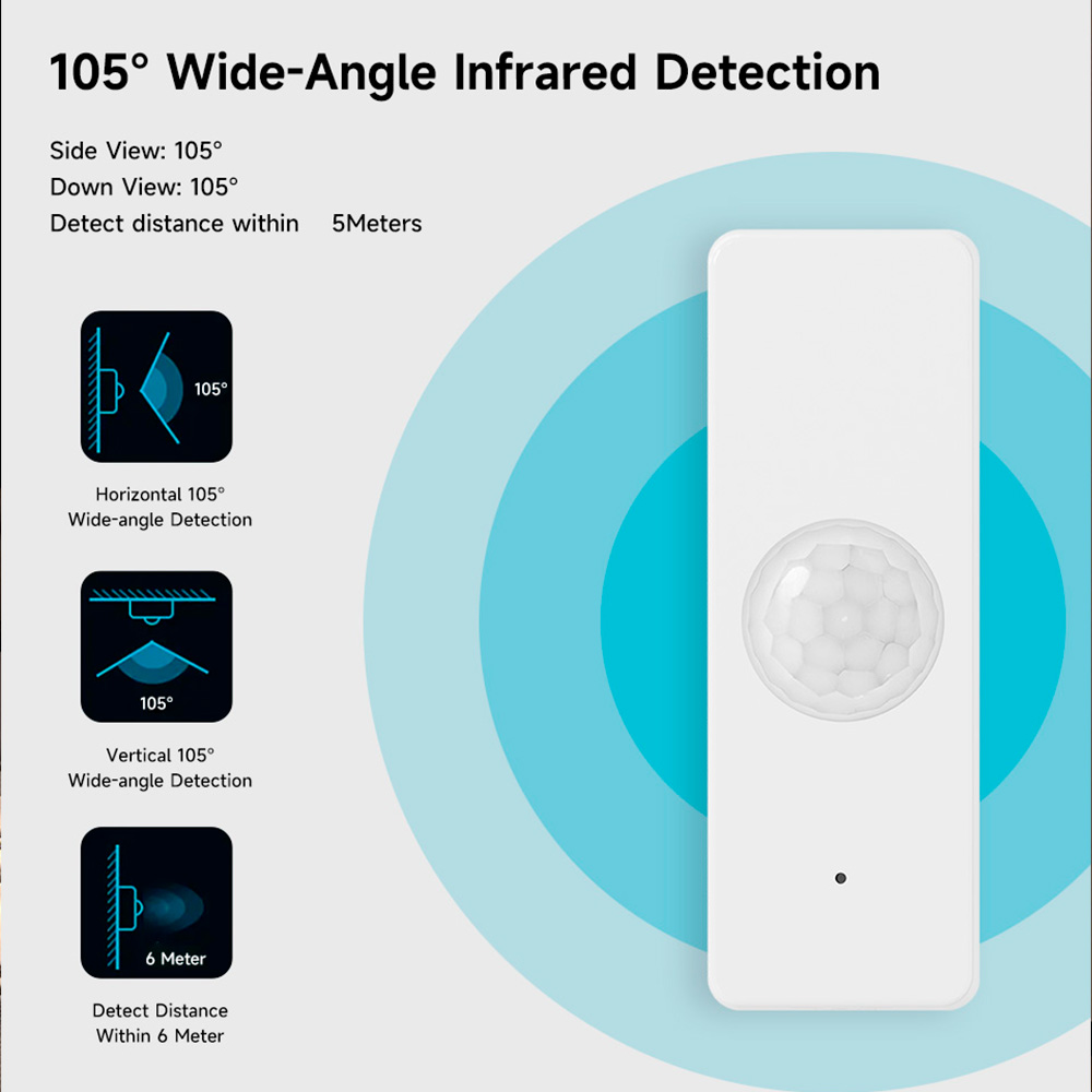 WiFi Smart PIR Motion Sensor T - مراجعة Smart Home Web وسعره