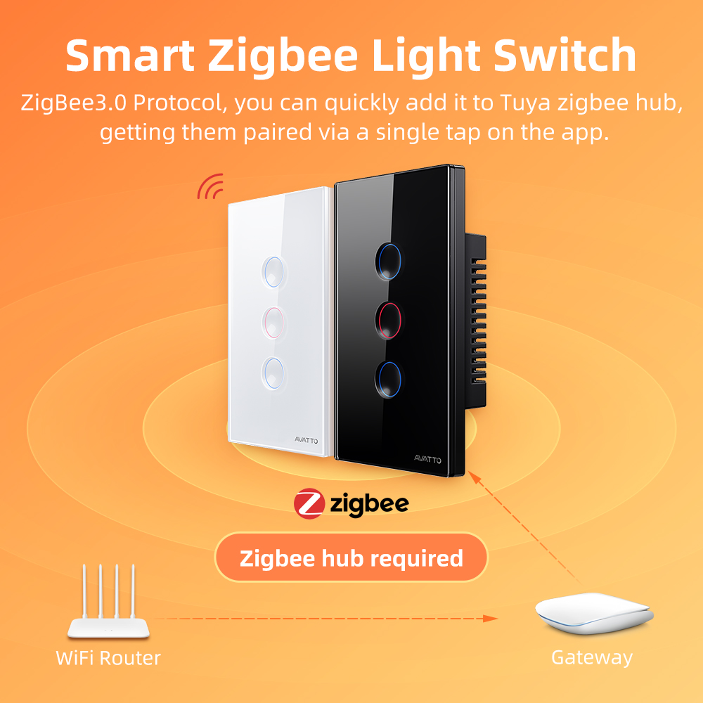 AVATTO 1/2/3/4 Gang ZigBee Sma - مراجعة Smart Home Button وسعره