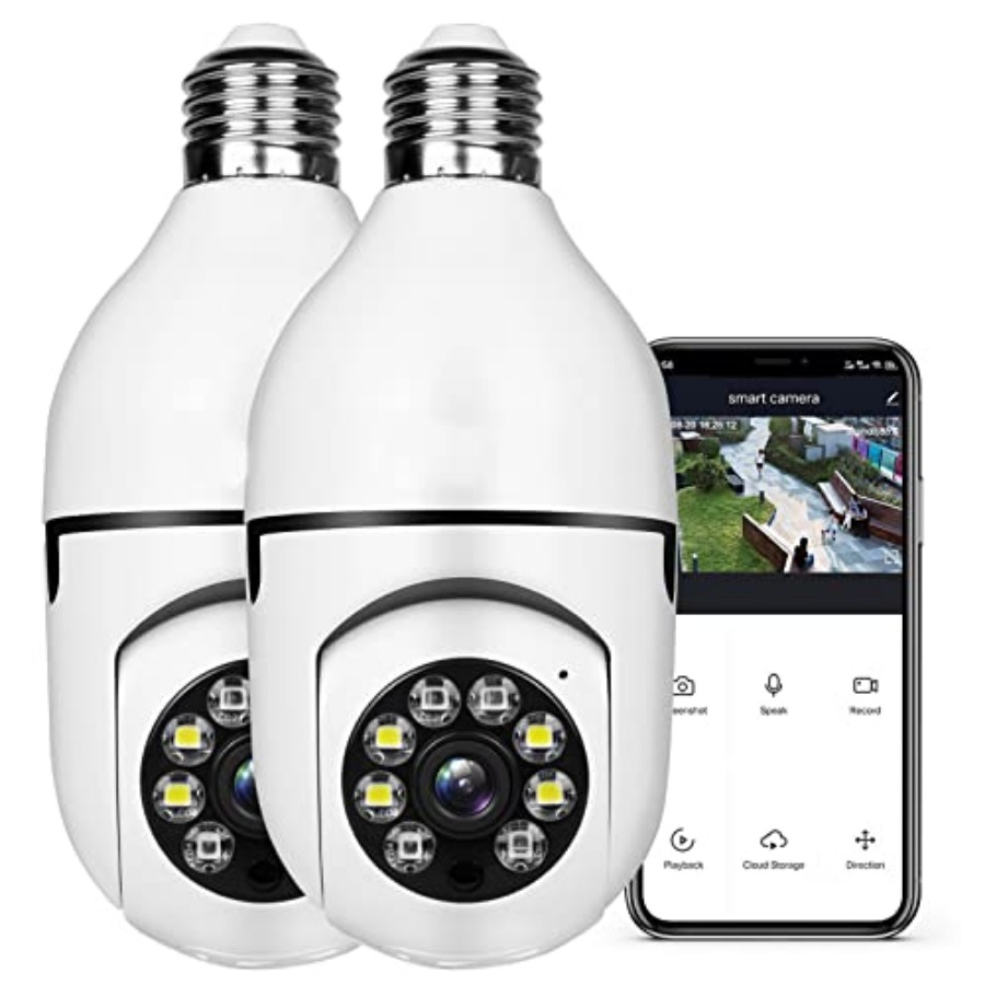 Light Bulb 1080P Security Wire - مراجعة Smart Home Camera وسعره