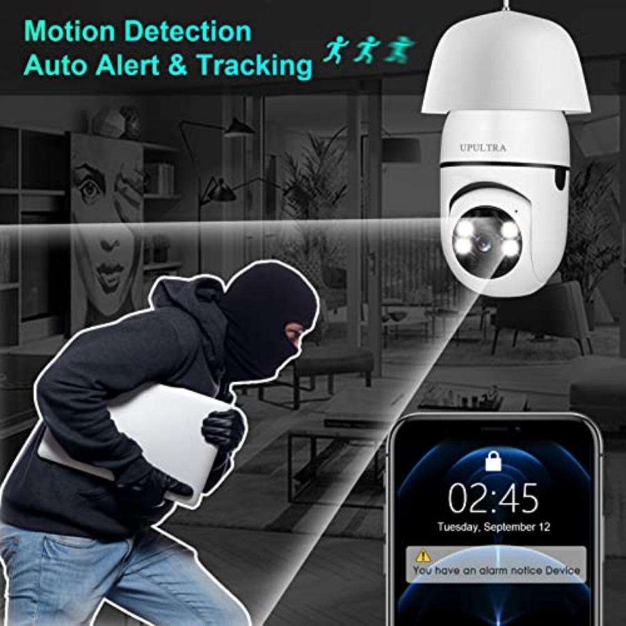 Light Bulb 1080P Security Wire - مراجعة Smart Home Camera وسعره