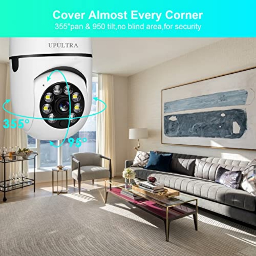 Light Bulb 1080P Security Wire - مراجعة Smart Home Camera وسعره