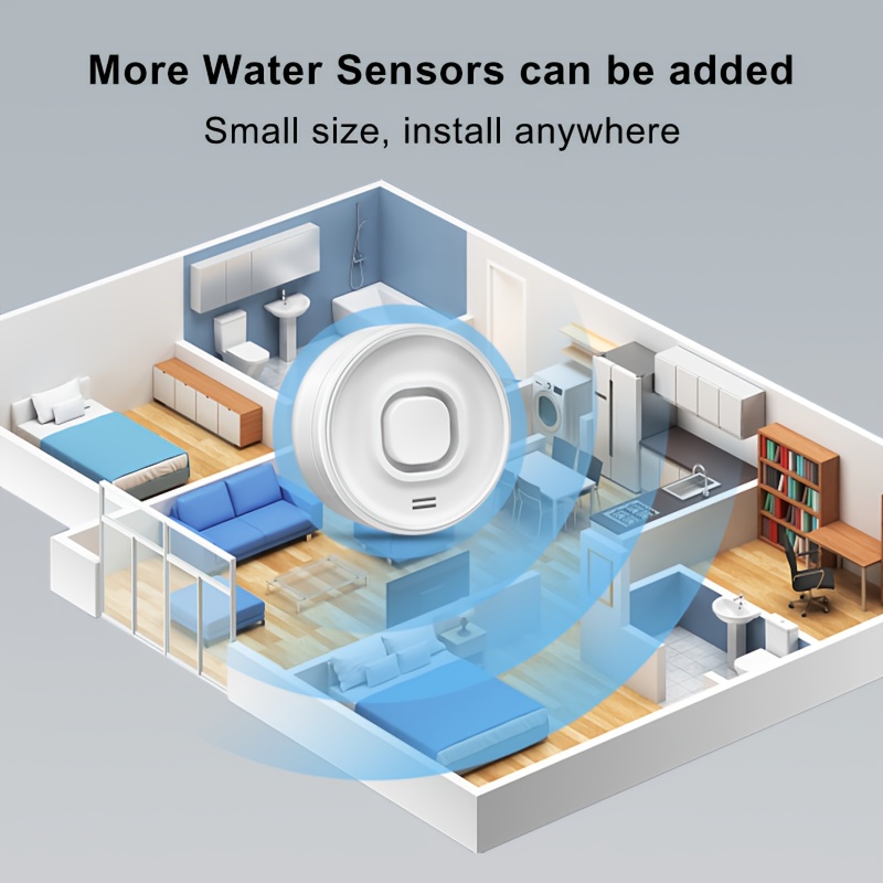 YNF Smart WiFi Water Leak Dete - مراجعة Smart Home Ynf وسعره