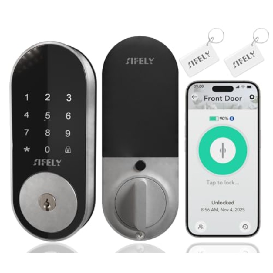Keyless Entry Smart Deadbolt w - مراجعة Airbnb Smart Home وسعره