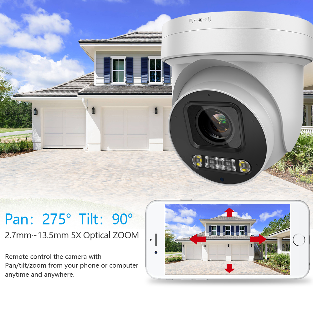 8MP 5X Zoom PTZ Camera POE Sma - مراجعة Smart Home Hikvision وسعره