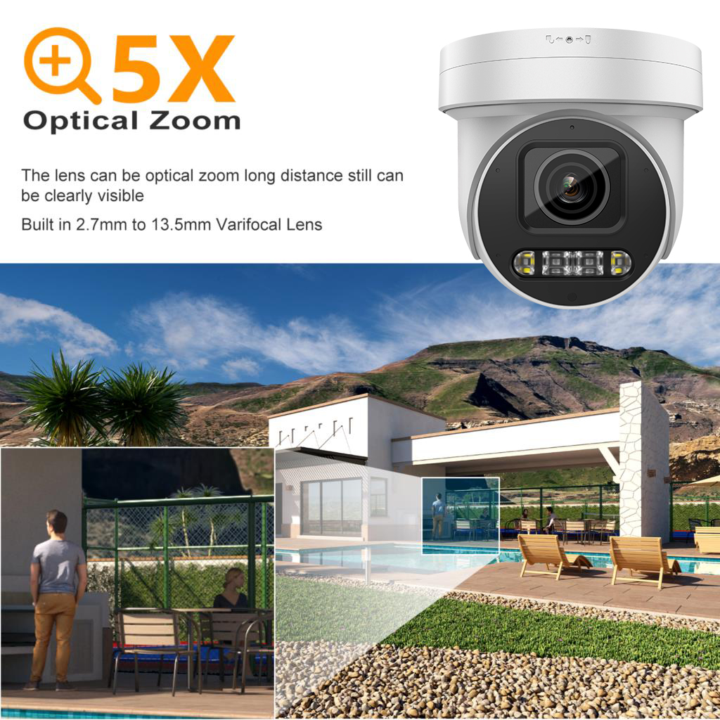 8MP 5X Zoom PTZ Camera POE Sma - مراجعة Smart Home Hikvision وسعره
