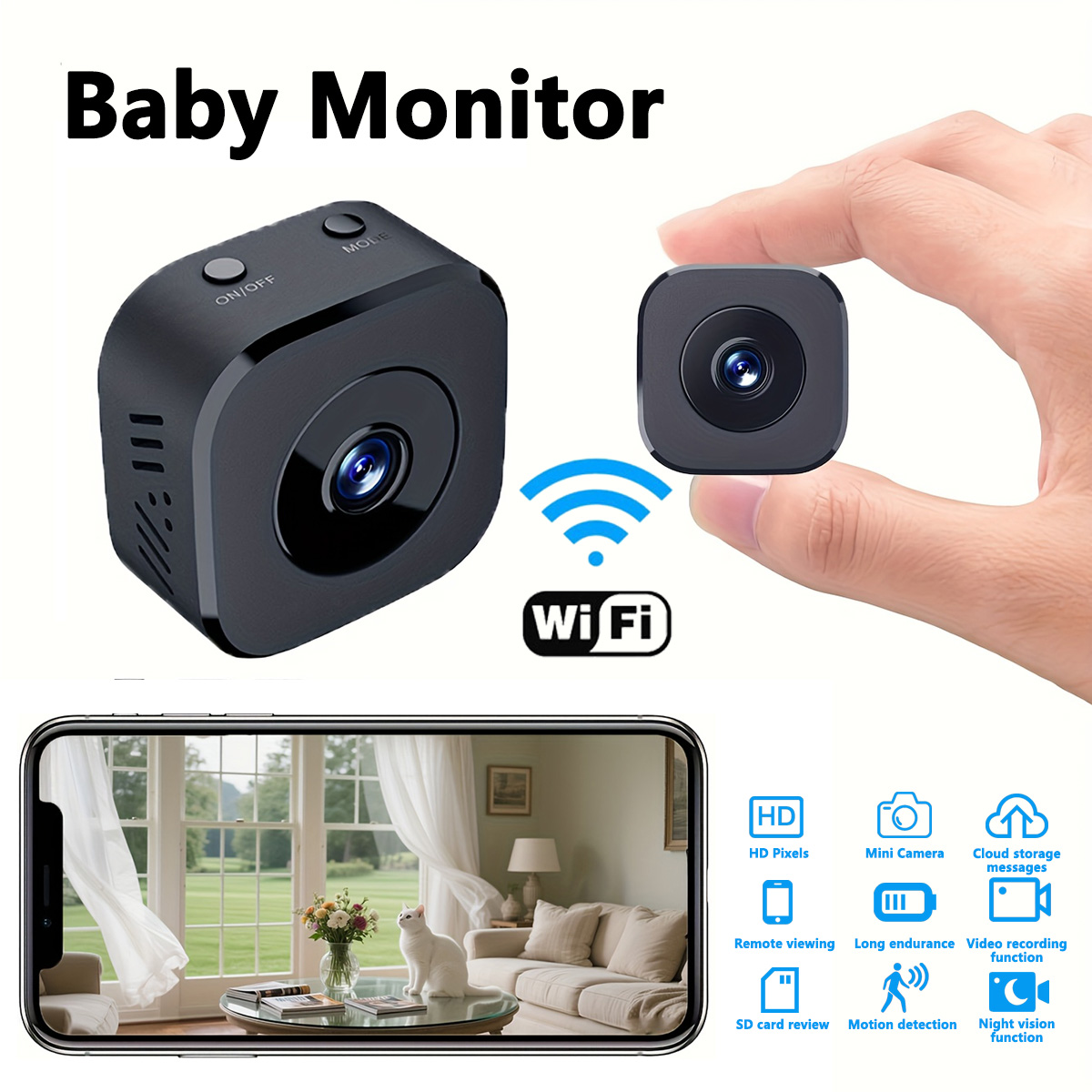 1080P HD Mini WiFi Camera Indo - مراجعة Smart Home Camera وسعره