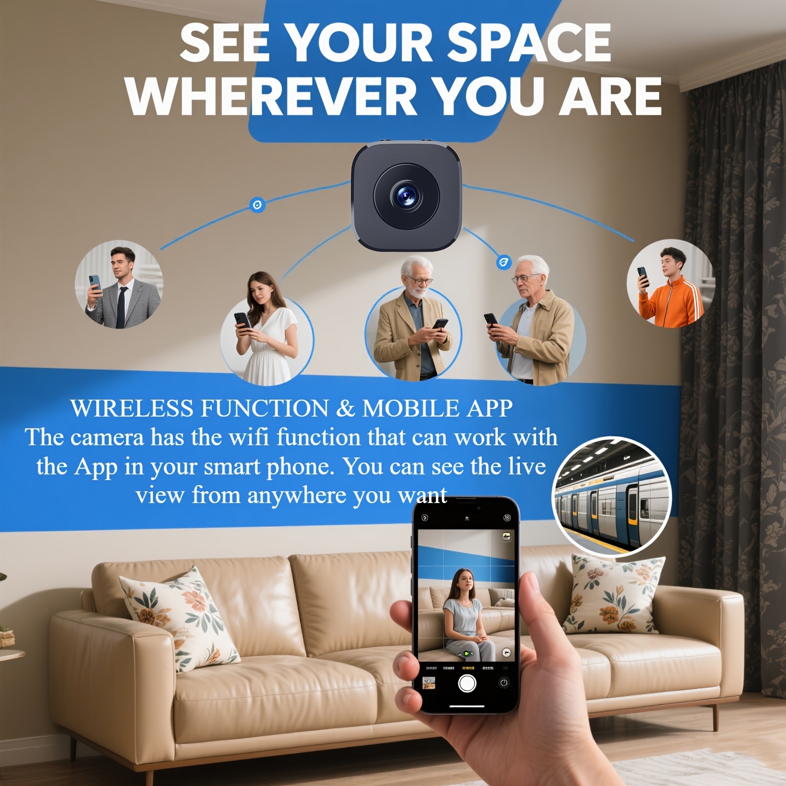 1080P HD Mini WiFi Camera Indo - مراجعة Smart Home Camera وسعره