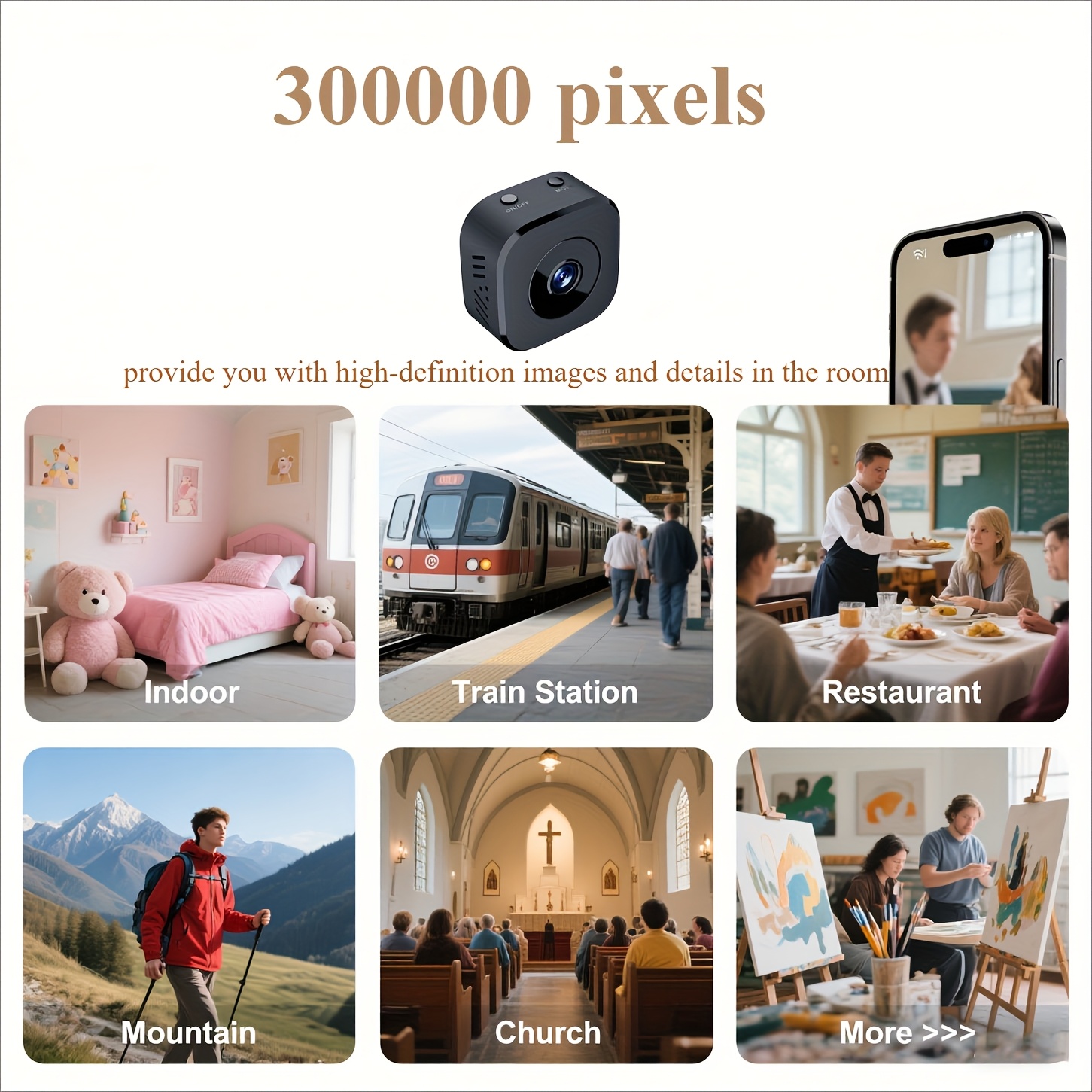 1080P HD Mini WiFi Camera Indo - مراجعة Smart Home Camera وسعره