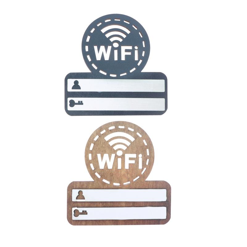 Wooden WiFi Password Sign Wall - مراجعة Airbnb Smart Home وسعره