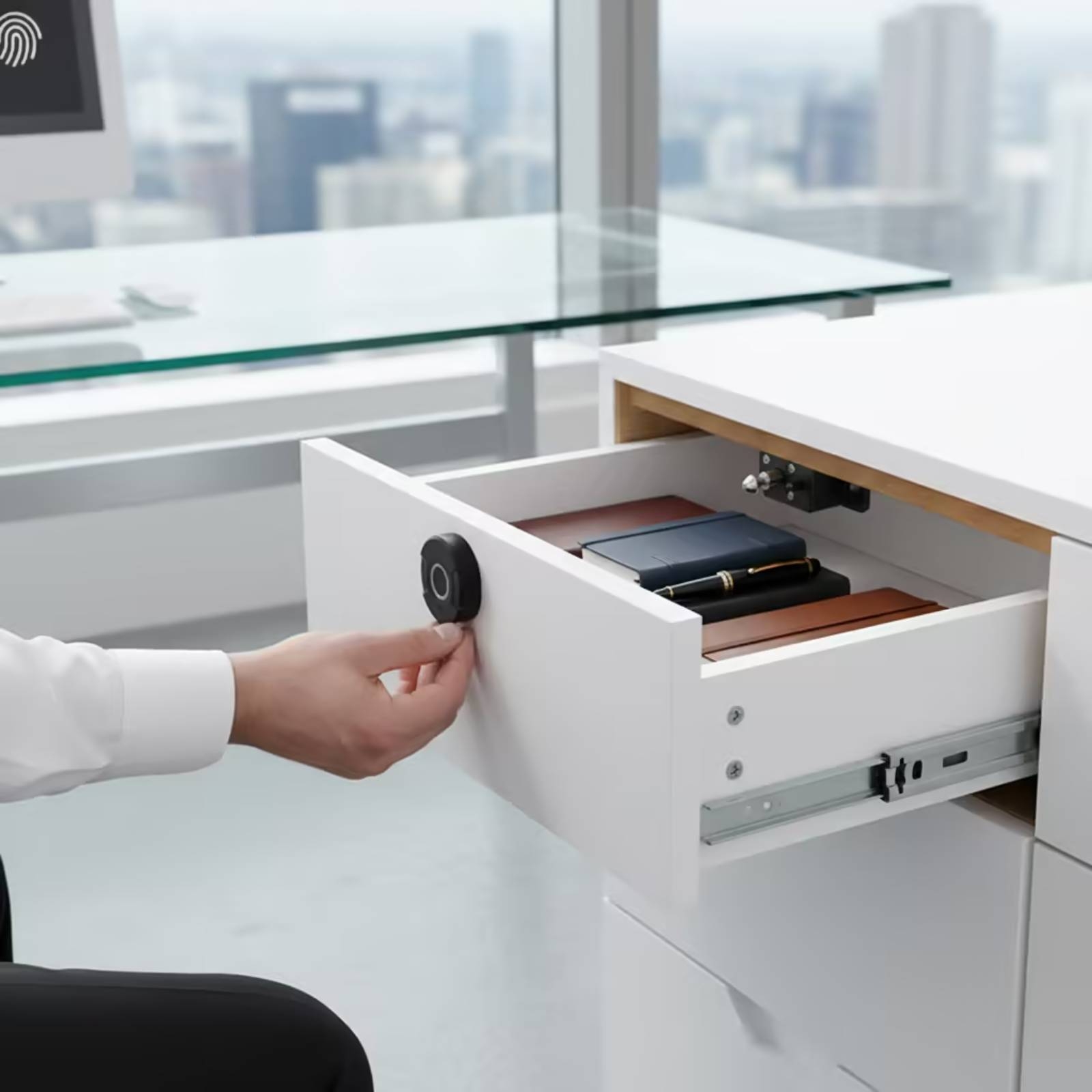 Smart Biometric Drawer Lock In - مراجعة Smart Home Lock وسعره