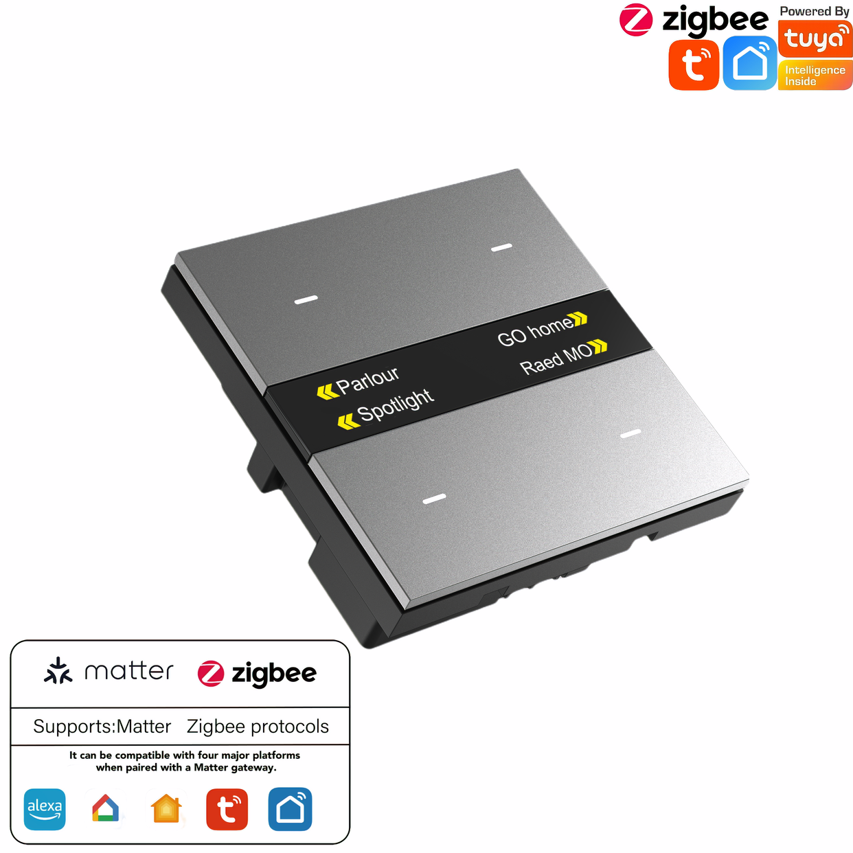 M8Pro Tuya Smart Switch & Zigb - مراجعة Zigbee Gateway وسعره