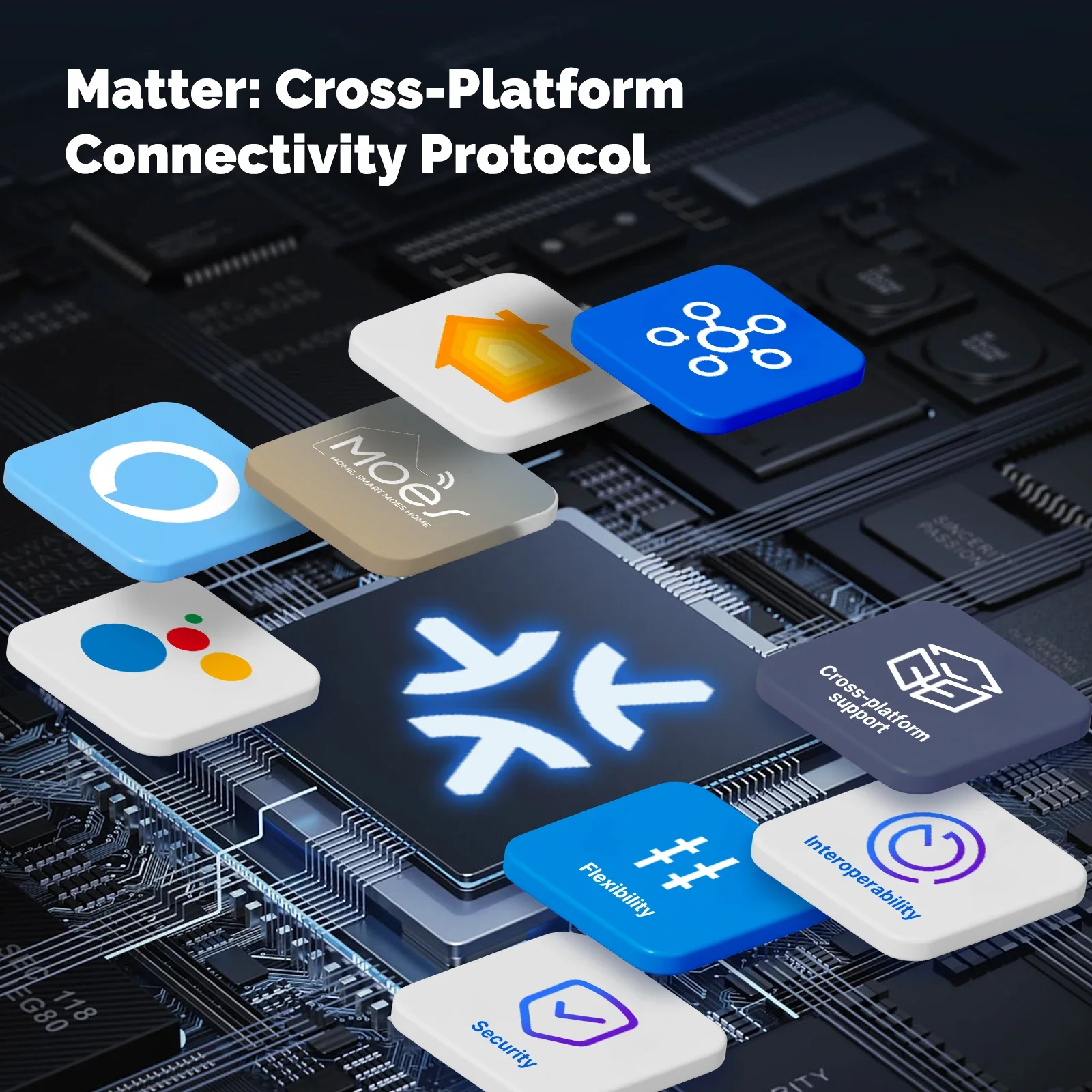 MOES Matter Tuya WiFi Smart Li - مراجعة Smart Home Button وسعره