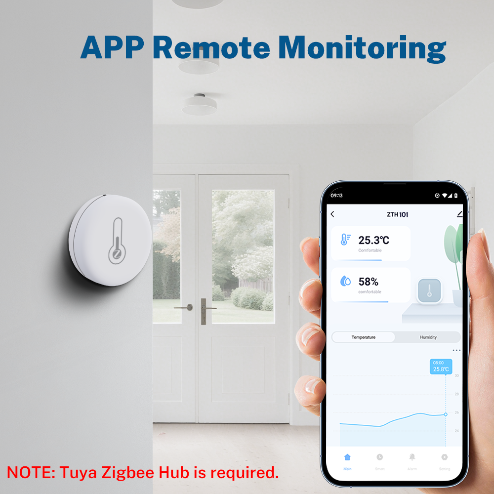 Tuya Zigbee Temperature Humidi - مراجعة Zigbee Gateway وسعره