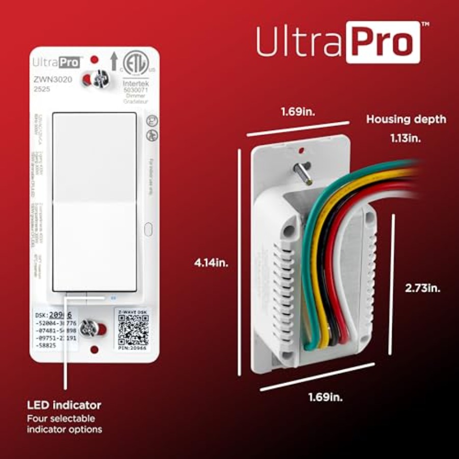 Z-Wave Plus Long Range in-Wall - مراجعة Smart Home Plus وسعره