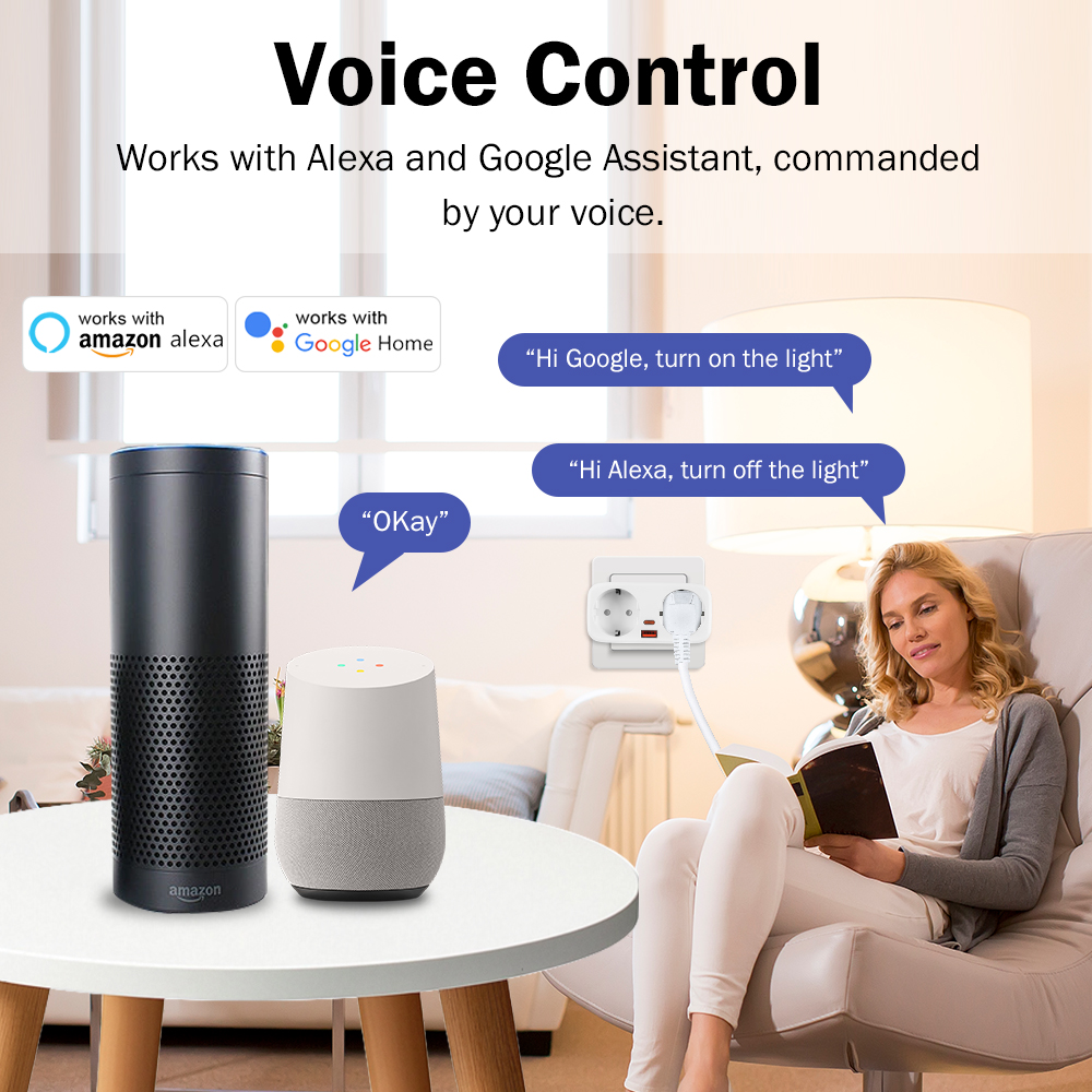 Tuya 16A WiFi Smart EU Plug PD - مراجعة Smart Home Web وسعره