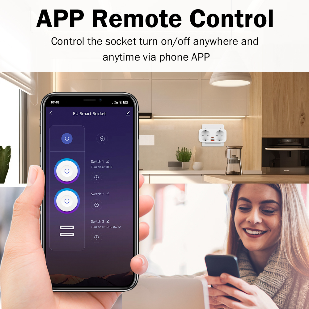 Tuya 16A WiFi Smart EU Plug PD - مراجعة Smart Home Web وسعره