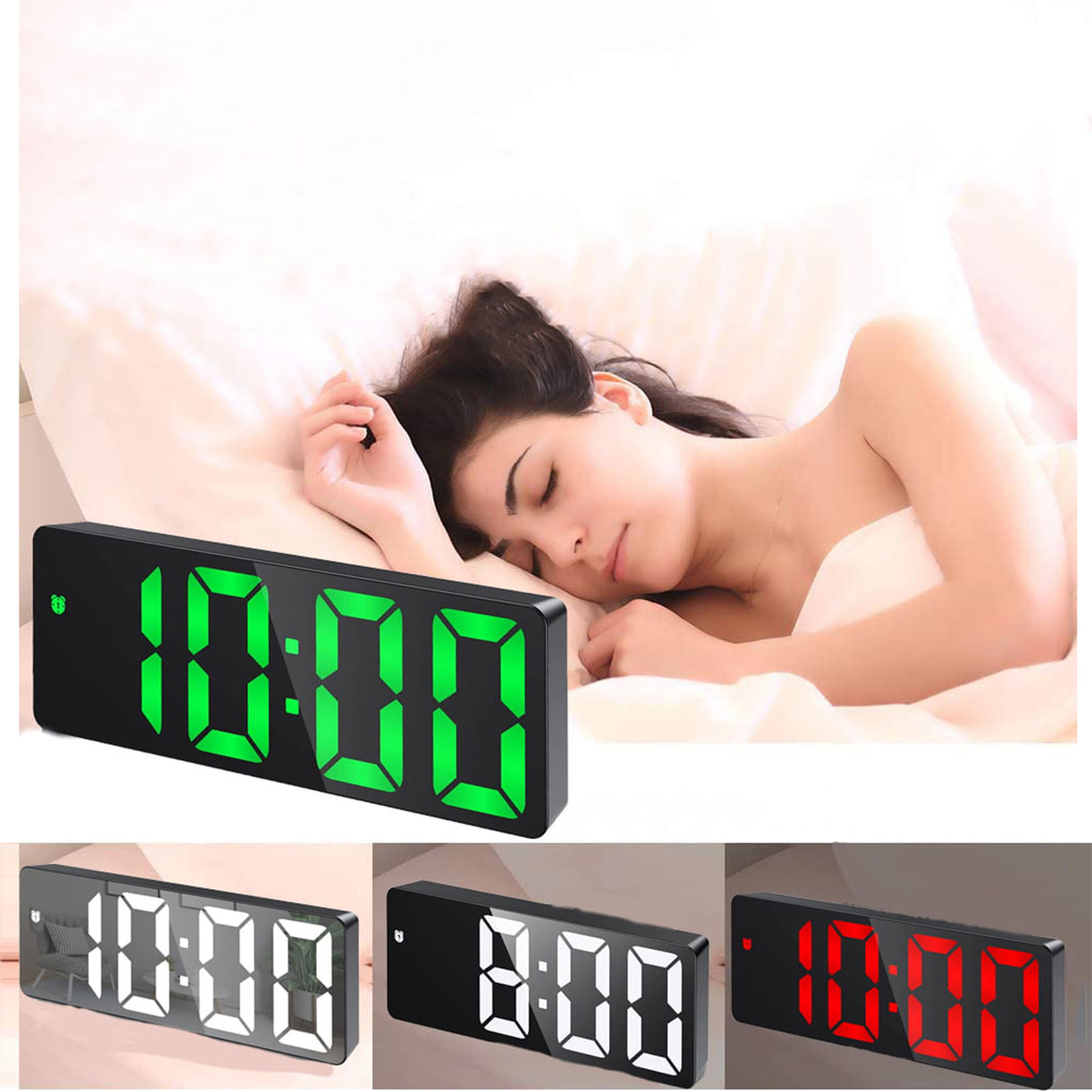 Digital Alarm Clock Led Clock  - مراجعة Smart Home Retrofit وسعره