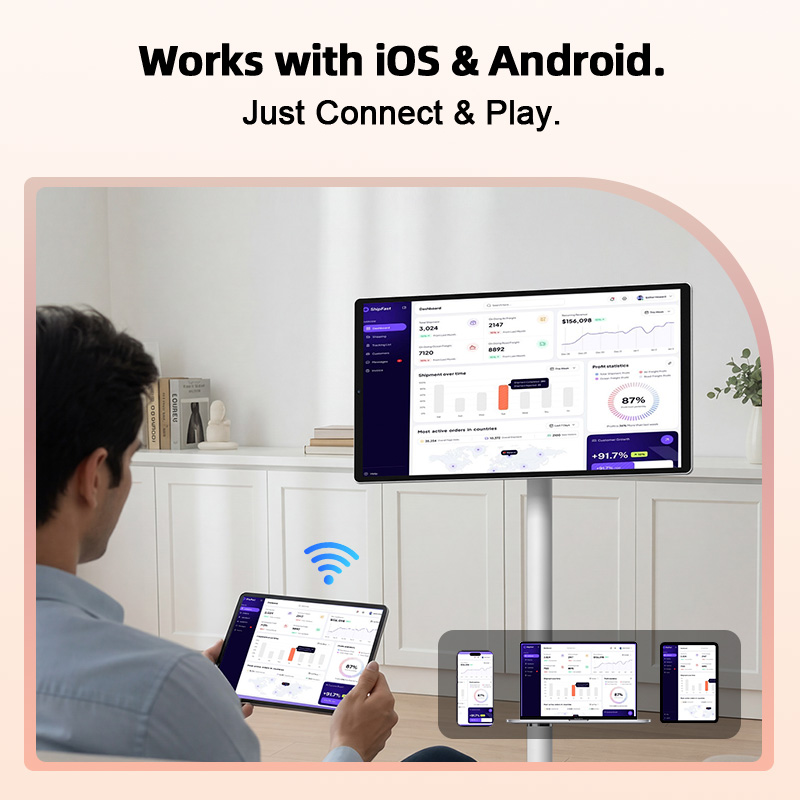 21.5 Inch IPS Android TV Telev - مراجعة Smart Home Speaker وسعره