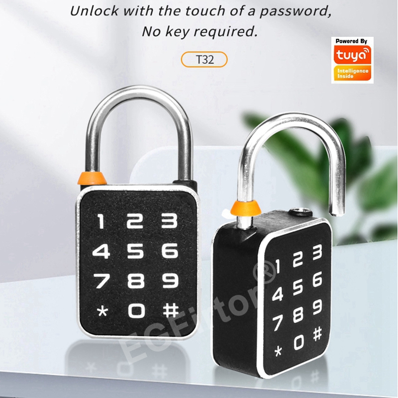 Tuya Bluetooth APP Password Co - مراجعة Smart Home Lock وسعره