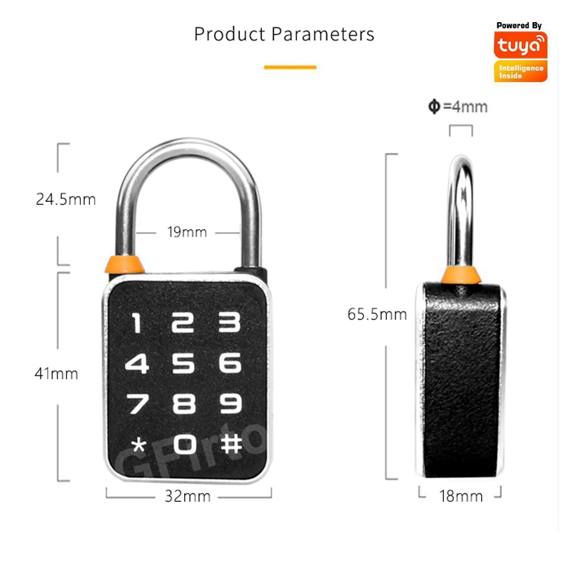 Tuya Bluetooth APP Password Co - مراجعة Smart Home Lock وسعره