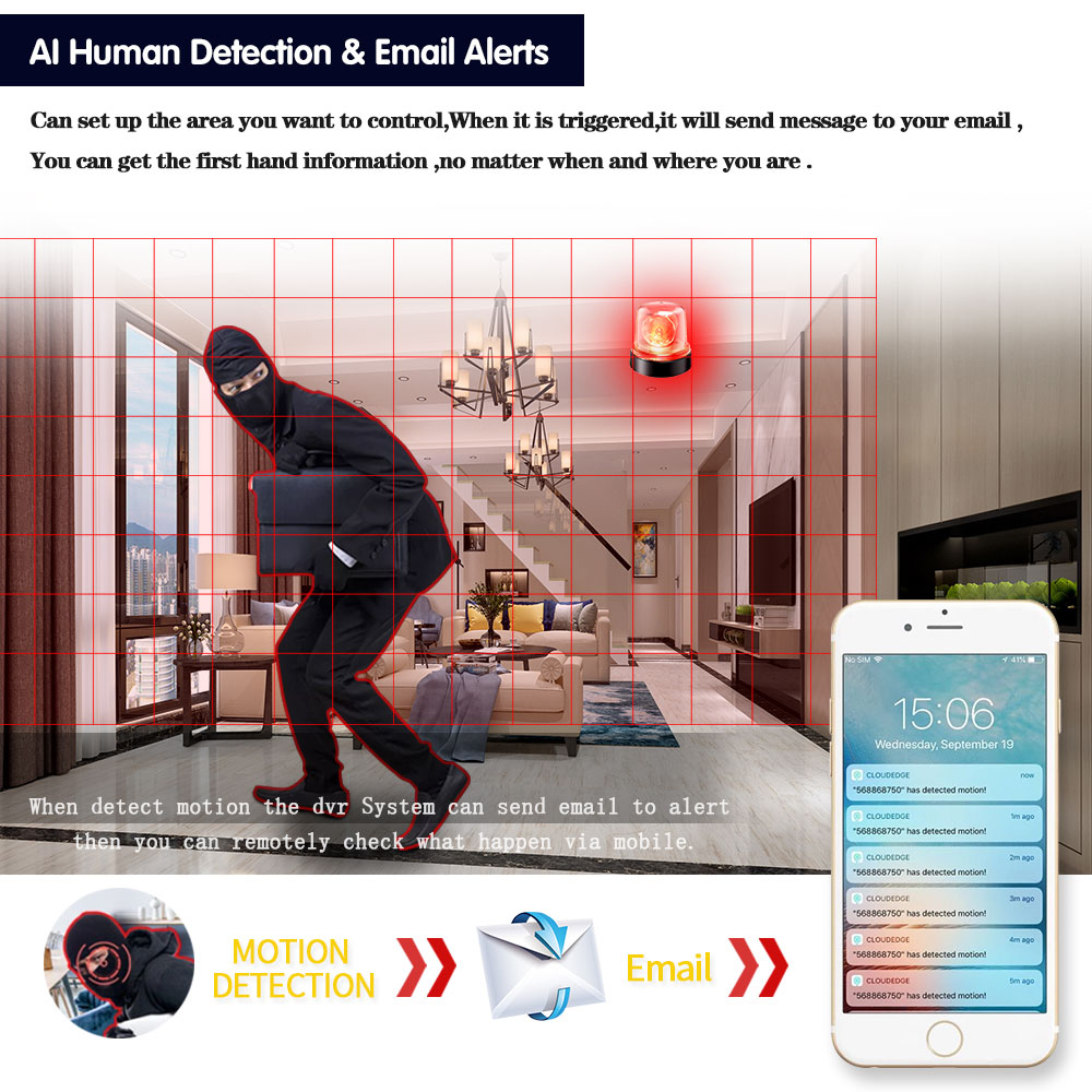 NINIVISION 8CH 4K AHD DVR AI H - مراجعة Smart Home Microsoft وسعره