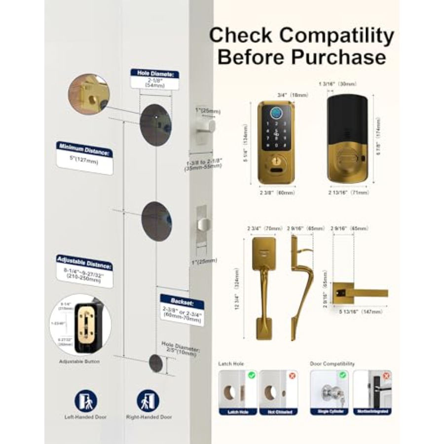 Keyless Entry Door Lock Smart  - مراجعة Airbnb Smart Home وسعره
