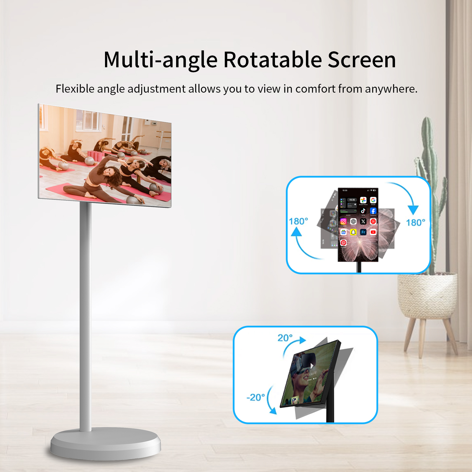 21.5 24 27 32 Inch HD Android  - مراجعة Smart Home Speaker وسعره