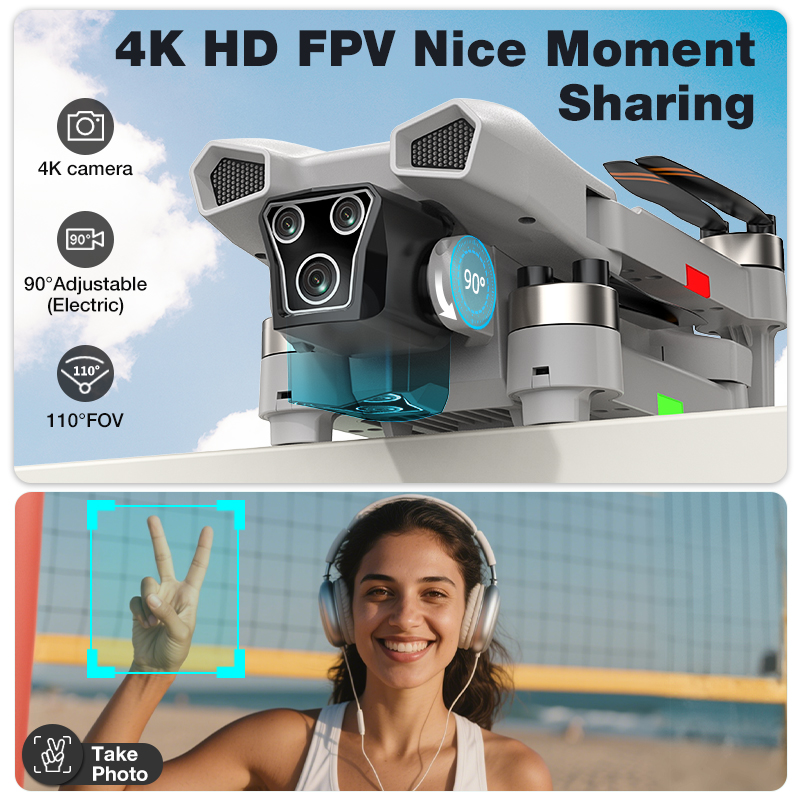 NEW Hot L017 Pro Drone Brushle - مراجعة Smart Home Camera وسعره