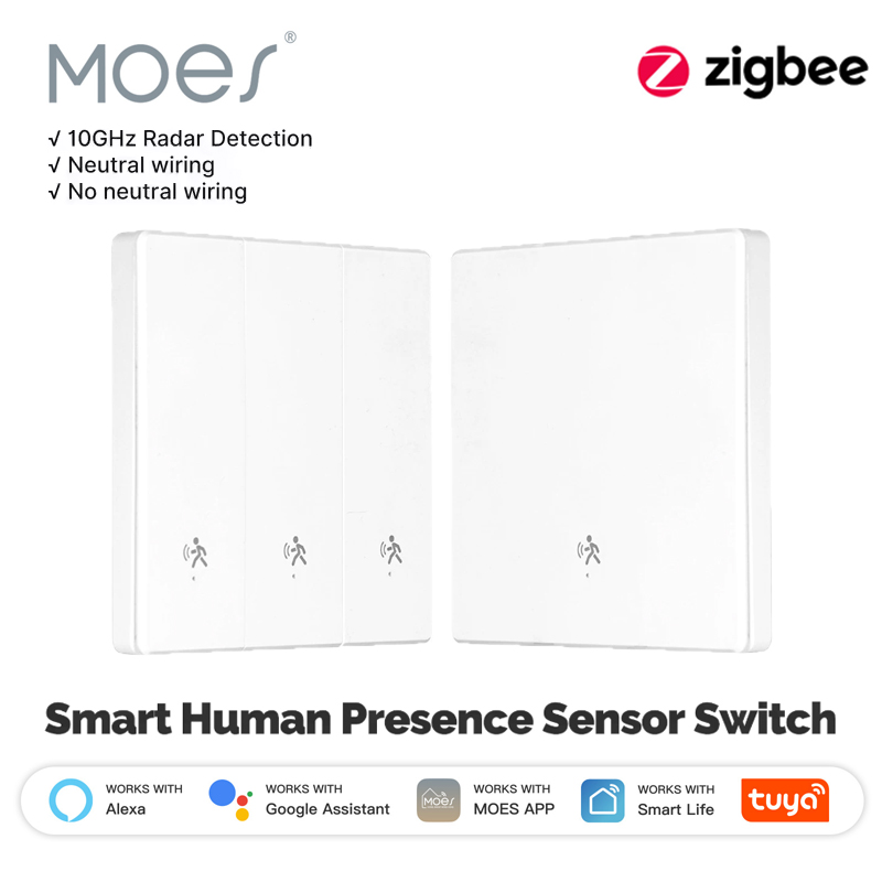 MOES Tuya ZigBee Smart Human P - مراجعة Smart Home Retrofit وسعره