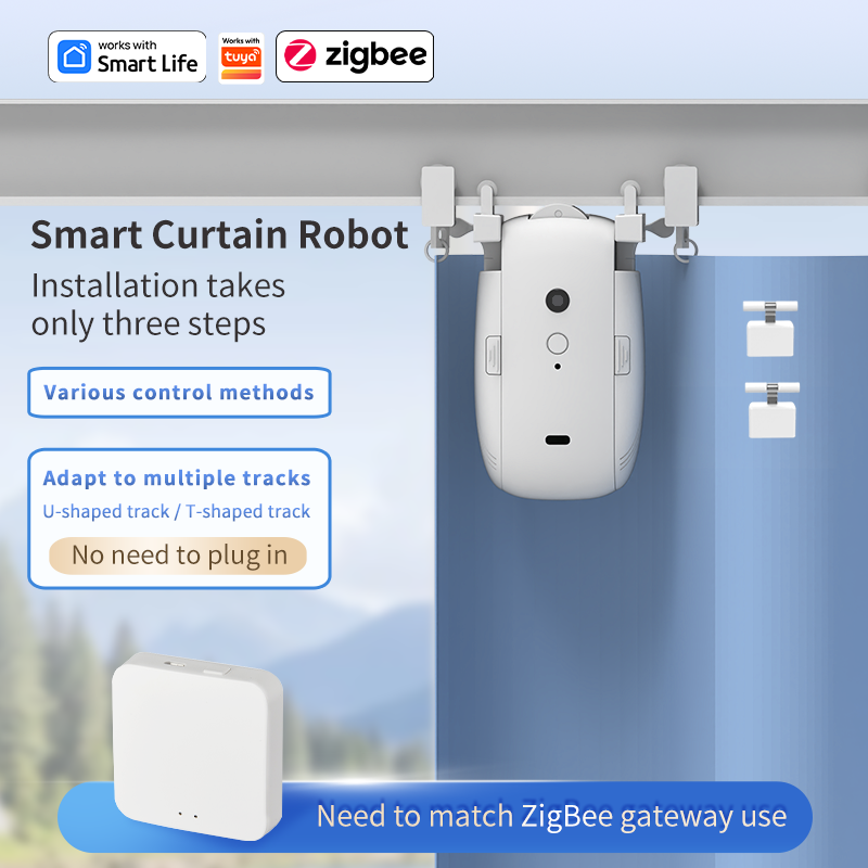 Zigbee Smart Curtain Driver Ro - مراجعة Smart Home Automation وسعره