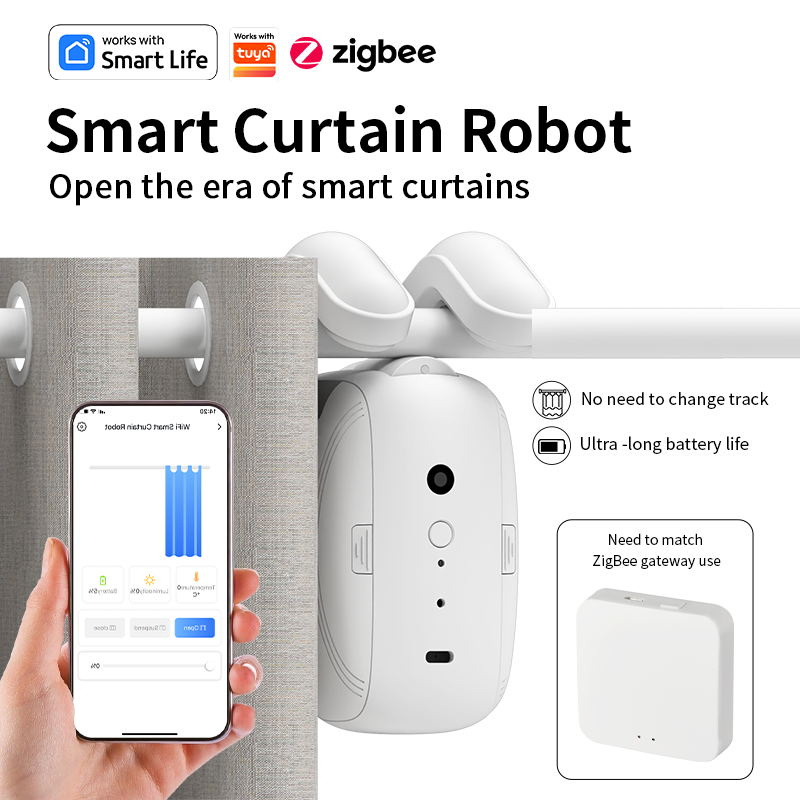 Zigbee Smart Curtain Driver Ro - مراجعة Smart Home Automation وسعره