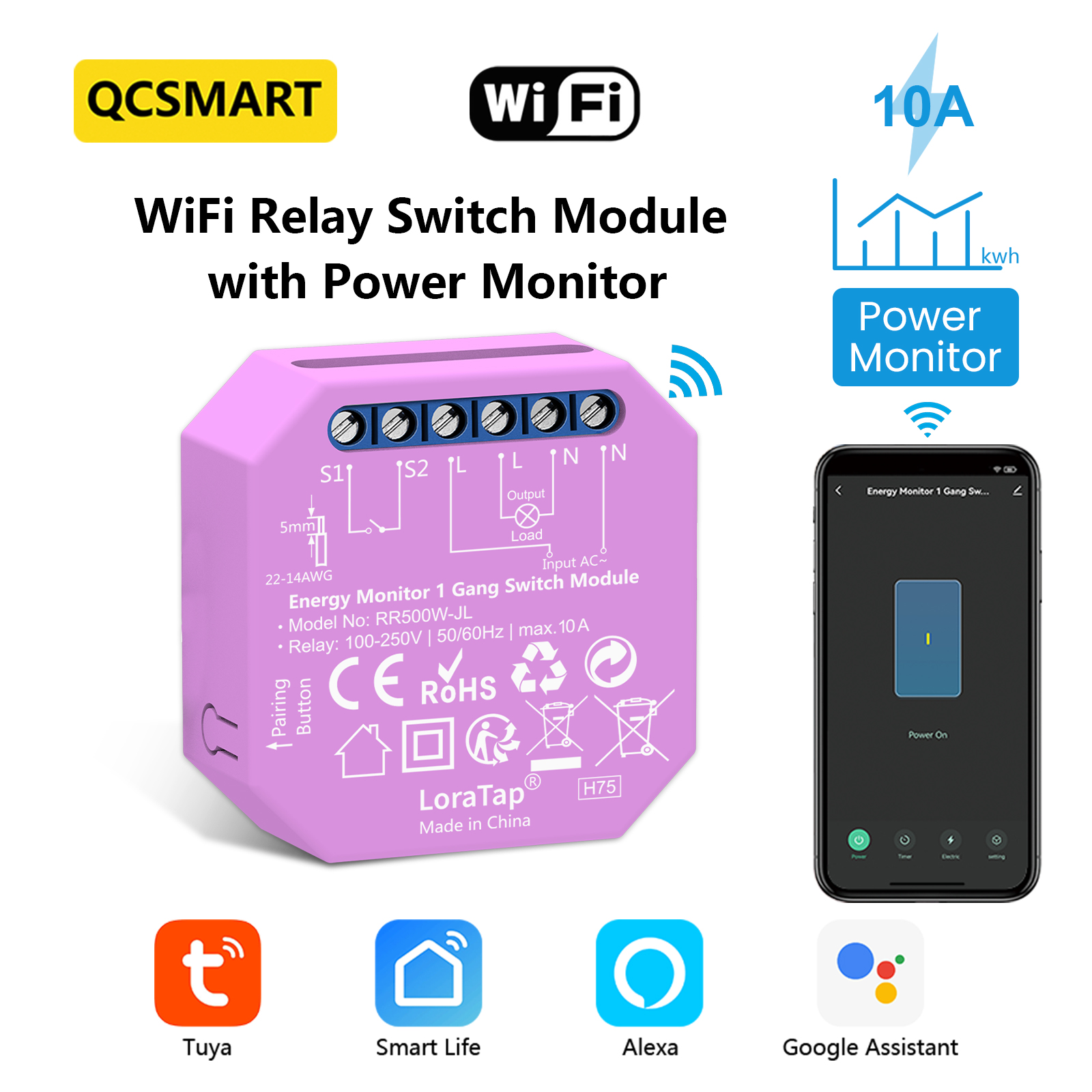 QCSMART Wireless Power Energy  - مراجعة Smart Home Energy App وسعره