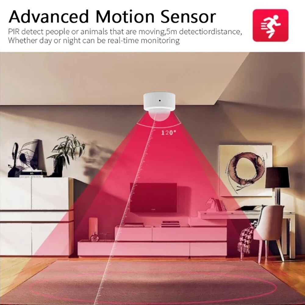 Zigbee Mini PIR Motion Sensor  - مراجعة Zigbee Gateway وسعره