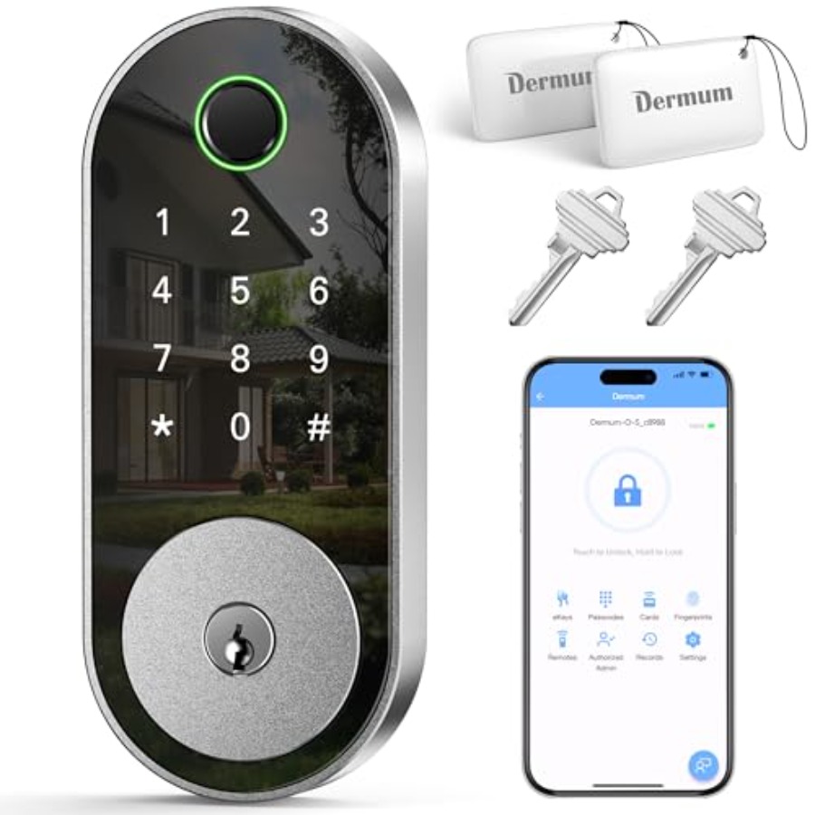 Fingerprint Smart Door Lock Ke - مراجعة Airbnb Smart Home وسعره