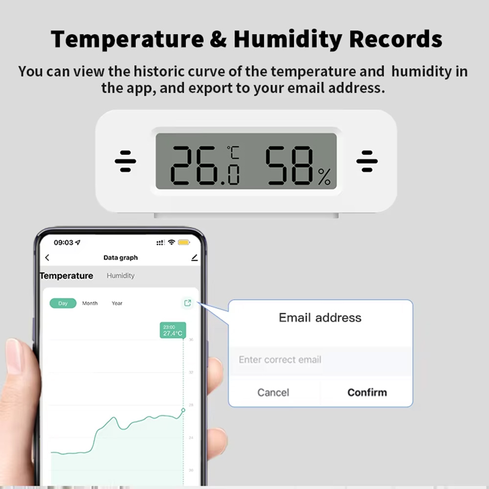Tuya Zigbee WiFi Mini Temp & H - مراجعة Smart Home Tablet وسعره